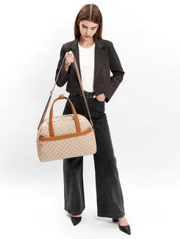 LACCOMA сумка AC89003-мишки бежевый эко кожа  фото 2