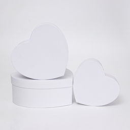 Набор подарочных коробок сердце 3 в 1, 22?20?9/19?17?7.5/16?13.5?6 см