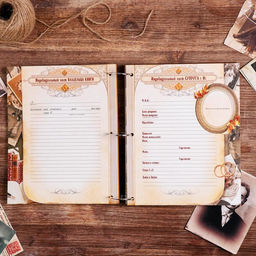 Родословная книга «Перо», 66 листов, 20 х 25 см.