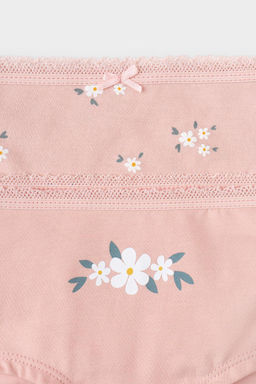 Crockid _ К 1964-3уп/дымчатая роза,ромашковое поле трусы для дев  фото 2