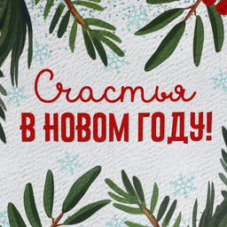 Пакет подарочный новогодний ламинированный «Зимний лес», MS 23 х 18 х 8 см