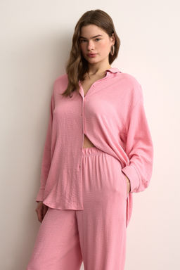 Брюки из жатого хлопка - Mollis фото 3