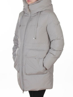 8379 LT. GRAY Куртка зимняя женская (200 гр. холлофайбер)