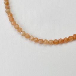 Бусы из Солнечного и Лунного камня "градиент" 40 см +