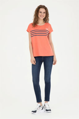 Женская футболка с цветком граната - U.s. polo assn фото 4