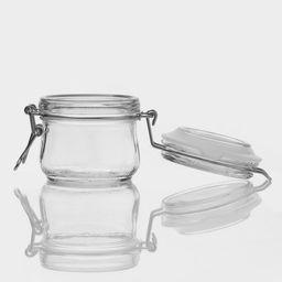 Цена за 12 шт. Банка для сыпучих продуктов Optima, 250 мл, с бугельным замком, стекло