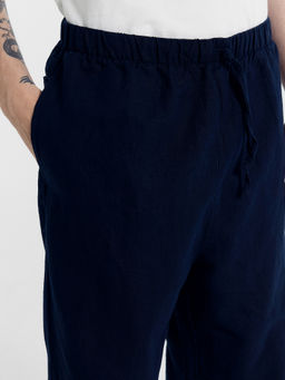 Брюки мужские темно-синие из хлопка и льна т.синий 181259-1 - Mark formelle фото 4