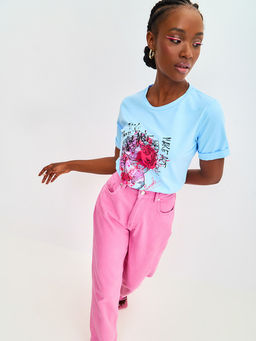 Футболка с принтом NEW - Fashion.love.story фото 2