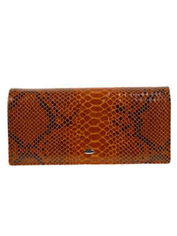 Женский кошелёк из натуральной кожи, цвет коричневый