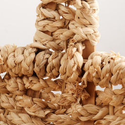 Корзина плетёная для хранения «Кош», ротанг, бежевая, набор 3 шт.