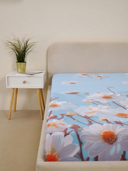 Простыня бязь люкс - Ромашки 150х215