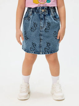ACOOLA / Юбка джинсовая детская для девочек Metapod синий