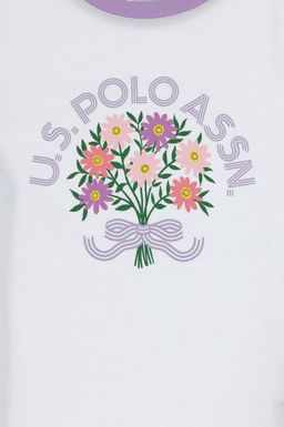 K_z _ocuk Beyaz Ti__rt Sepette S_rpriz _ndirim - U.s. polo assn фото 4