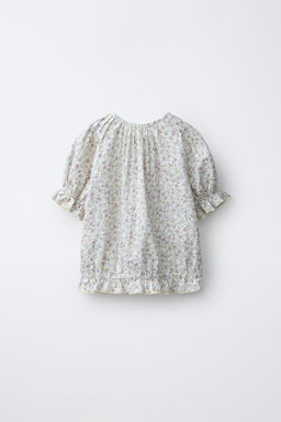 BLUSA JARETAS FLORES / Malva - Zara фото 3
