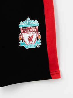 Beli Lastikli Liverpool Bask?l? Erkek ?ocuk ?ort - Waikiki фото 2