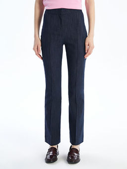 Crop Flare Kad?n Jean Pantolon