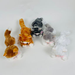 Мягкая игрушка Котенок лежачий 40 см