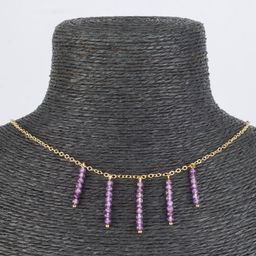 Колье на цепочке из Аметиста