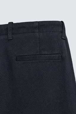 REGULAR FIT TWILL TROUSERS - Zara фото 10