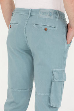 Мужские брюки из плотной ткани мятного цвета - U.s. polo assn фото 14