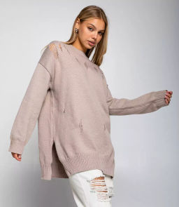 Джемпер #КТ802 (8), бежевый