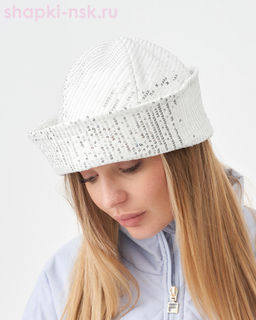 Кайри трикотаж пайетки Шапка (56-58)