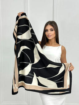 K13578 Платок (90/90см шелк) МУЛЬТИЦВЕТ_04