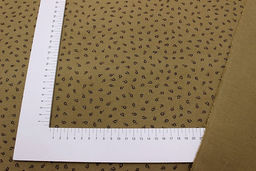 Теплый хлопок Ноктюрн цв.коричневый песок с оливковым оттенком, ш.1.50м, хл-100%, 160гр/м.кв - Купава фото 3