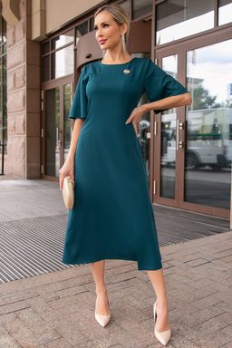 Платье Астра (изумруд) П3978