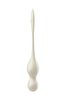 Вагинальные шарики с вибрацией Satisfyer Love Birds 1 Connect App, белый, 22,2 см
