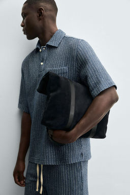TEXTURED POLO SHIRT - Zara фото 6