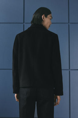 Chaqueta camisera en mezcla de lana Regular Fit - H&m фото 5