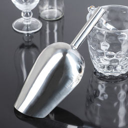 Совок из нержавеющей стали для льда и сыпучих продуктов, 27125,5 см, цвет хромированный - Simaland фото 2