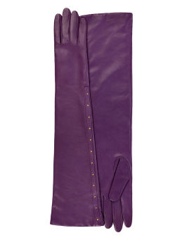 Перчатки женские ш+каш. F-IS1392 d.violet