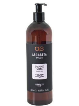 DIKSON ARGABETA Shampoo SHINE / Шампунь для окраш. волос с маслами черной смор., виноград. косточек и сладкого миндаля 1000 мл