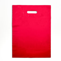 Цена за 50 шт. Пакет полиэтиленовый с вырубной ручкой, Розовый 30-40 См, 70 мкм