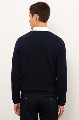 Erkek Lacivert Kazak