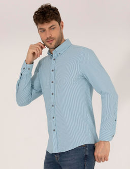 Aqua Slim Fit Uzun Kollu G_mlek