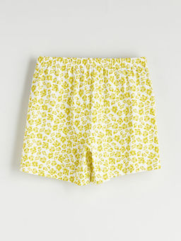 Beli Lastikli Desenli Kad?n ?ort Pijama Alt?