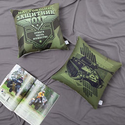 Подушка декоративная Этель. Настоящий защитник, 40?40 см, велюр