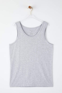 Beyaz U Yaka Penye Pamuklu 3lu %100 Pamuk Ic Giyim Atlet - Trendyolmilla фото 16