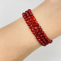 Бусины для украшений из Сердолика (95 бусин)