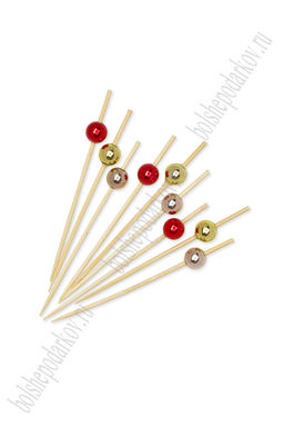 Шпажки бамбуковые 9 см (100 шт) SF-7819, №10