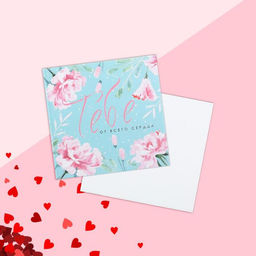 Цена за 20 шт. Открытка-мини Тебе от всего сердца, 7?7 см