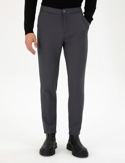 Мужские брюки из плотной ткани антрацитового цвета - U.s. polo assn фото 2