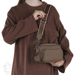 Сумка женская кожаная 99137VG khaki Vitelli Grassi  в Новосибирске