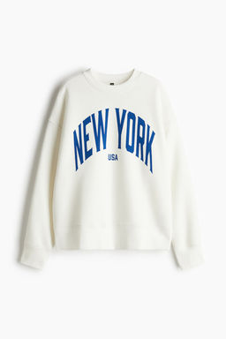 Sudadera oversize con motivo estampado - H&m фото 5