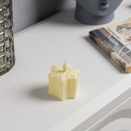 Цена за 12 шт. Светодиодная фигура «Снежинка» 7×8.5×8 см, пластик, батарейки AG13×3 (в комплекте), свечение тёплое белое