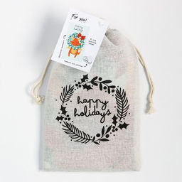Набор в мешочке Этель Happy holidays: полотенце 40х73 см, формочки для запекания - 3 шт.  фото 7