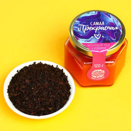 Набор 8 Марта: крем-мёд 120 г, чай 50 г. - Фабрика счастья фото 4